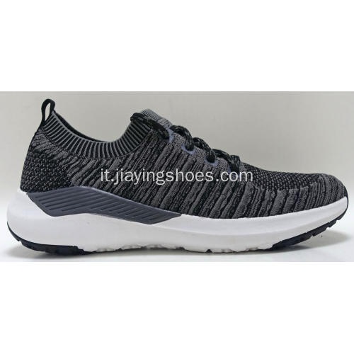 scarpe sportive da uomo casual flyknit traspiranti